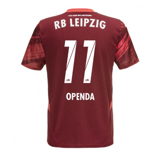 Fotbalové Dres RB Leipzig Lois Openda #11 Venkovní 2024-25 Krátký Rukáv